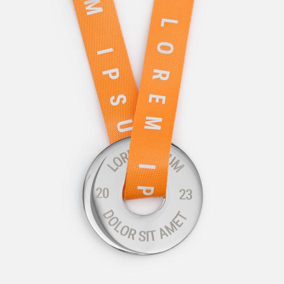 Медаль Tourney с сатиновой лентой