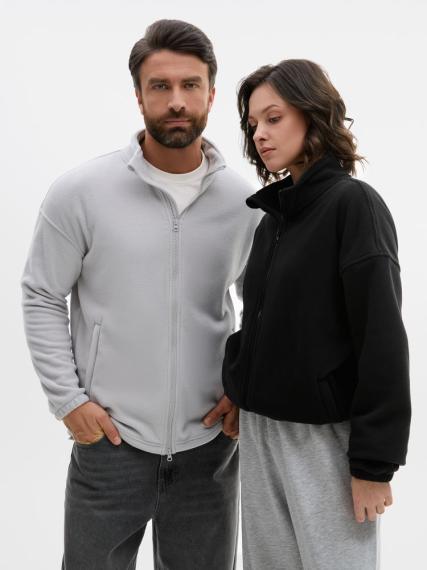 Куртка флисовая унисекс Nebo, светло-серая, размер S