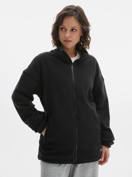 Куртка флисовая унисекс Nebo, черная, размер S