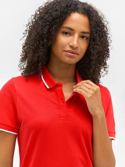 Рубашка поло унисекс Palermo, темно-синяя с белым, размер XS