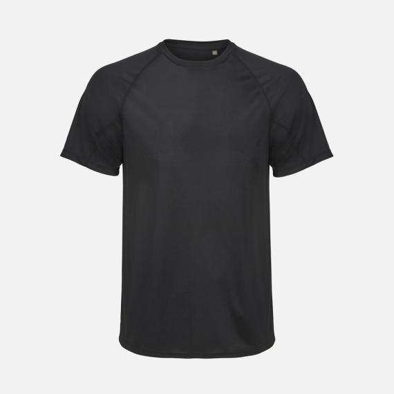 Футболка спортивная унисекс Vortex, черная, размер XS