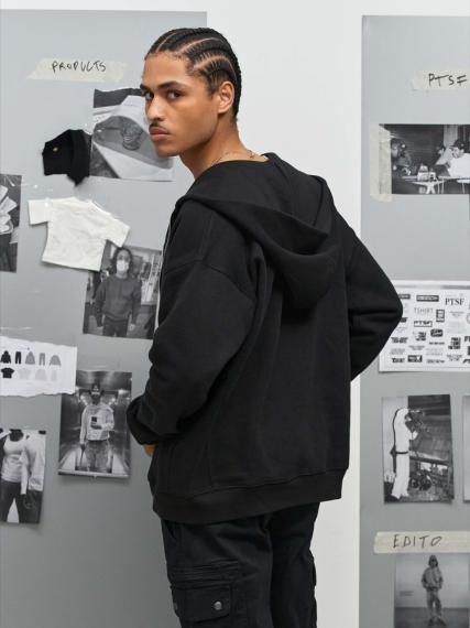 Толстовка унисекс на молнии Jelo, серый меланж, размер XS