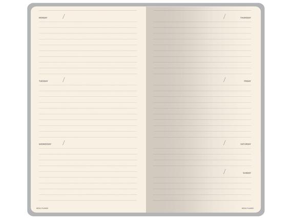 Еженедельник недатированный А6 «Black»