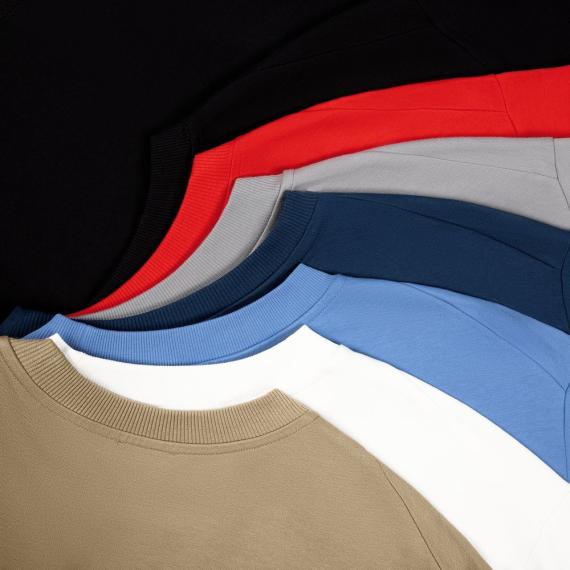 Футболка оверсайз унисекс Kosmos 2.0, красная (алая), размер XS/S