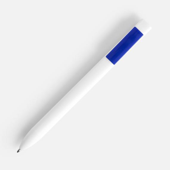 Ручка шариковая Swiper SQ, белая с синим