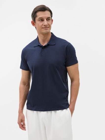 Рубашка поло мужская Prescott men 170 кобальт (темно-синяя), размер XXL