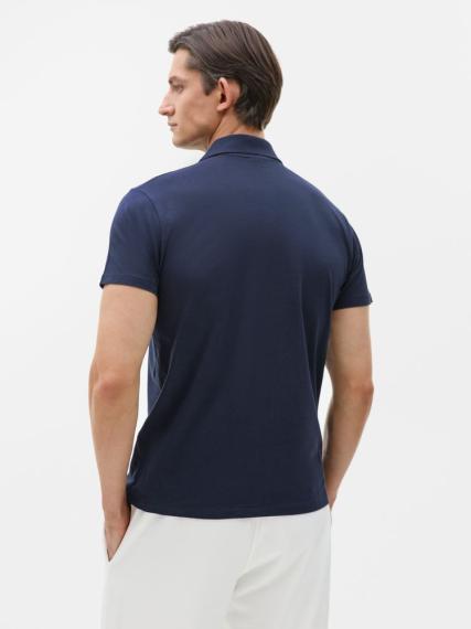 Рубашка поло мужская Prescott men 170 кобальт (темно-синяя), размер XXL
