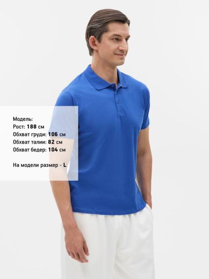 Рубашка поло мужская Prescott men 170 ярко-синяя, размер S