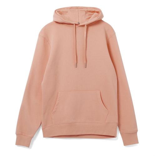 Толстовка с капюшоном унисекс Hoodie, бежевая (nude), размер XL